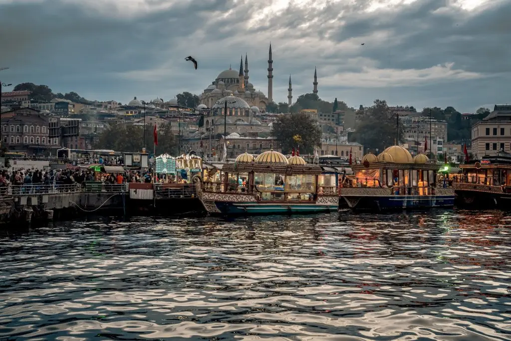River Istanbul Galata Koprusu